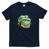 Hello! Garbageman Hank and Trash Truck Graphic T-Shirt - Navy Blue