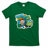 Hank and the Garbage Truck T-Shirt - Irish Green