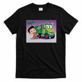 Hank and Garbage Truck Graphic T-Shirt - Black
