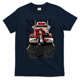 Honk Honk, Mother Trucker Graphic T-Shirt - Navy Blue