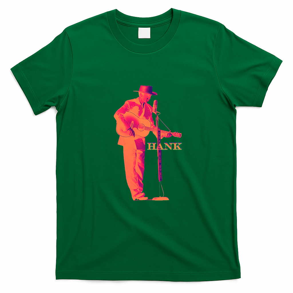 Hank the Country Legend T-Shirt - Irish Green