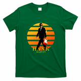 Hank Musician Retro Graphic Tee - Irish Green