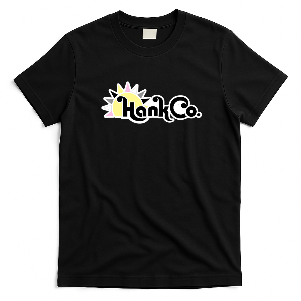 Hank Co. Pride No. 9 Retro Graphic Tee - Black