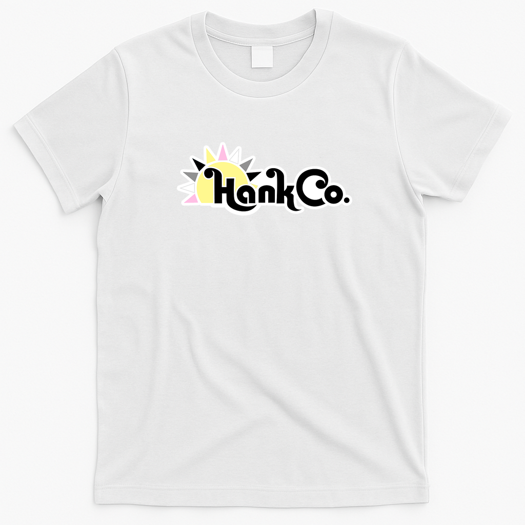Hank Co. Pride No. 9 Retro Graphic Tee - White