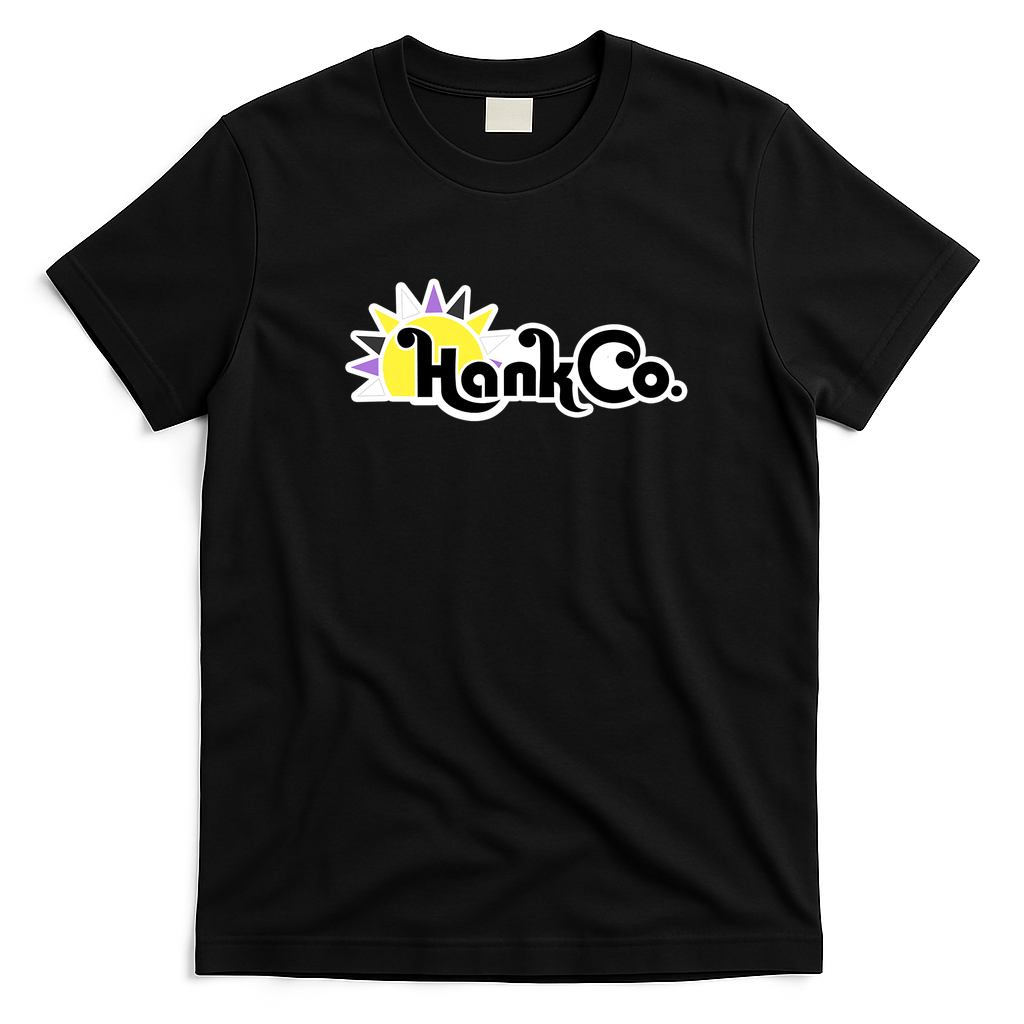 Hank Co. Pride No. 5 Retro Graphic Tee - Black
