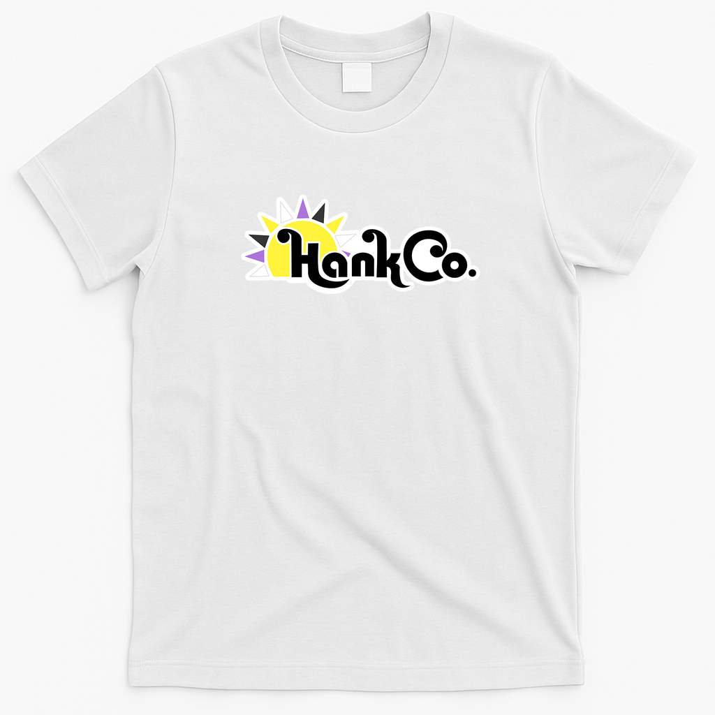 Hank Co. Pride No. 5 Retro Graphic Tee - White