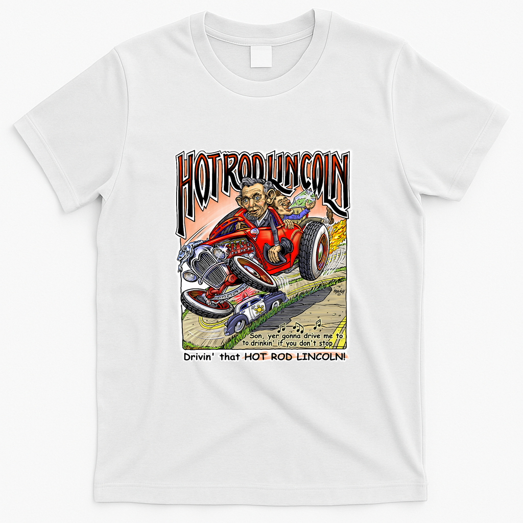 Hot Rod Lincoln Vintage T-Shirt - White