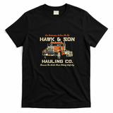 Hawk & Son Hauling Company Big Rig Pride Vintage T-Shirt - Black