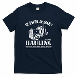 Hawk & Son Hauling Retro Graphic Tee - Navy Blue