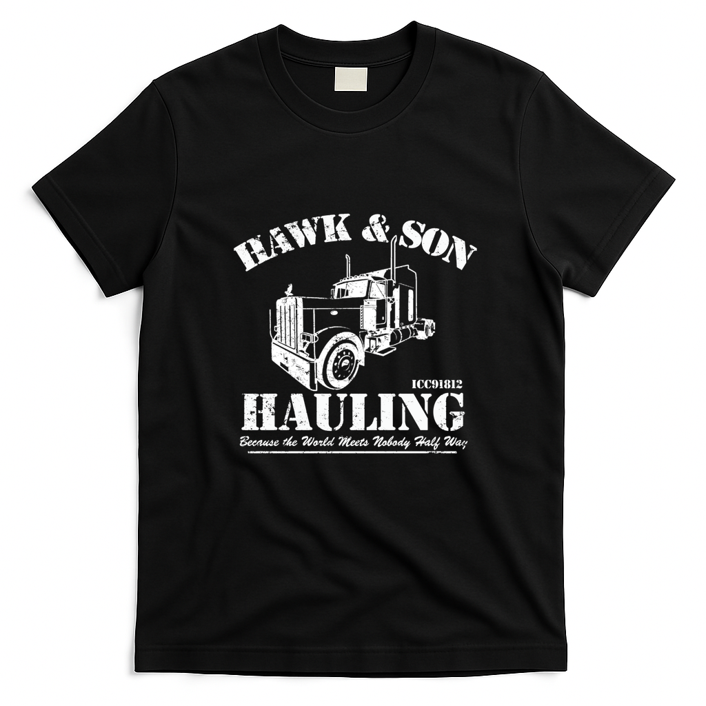 Hawk & Son Hauling Bold Logo Tee - Black