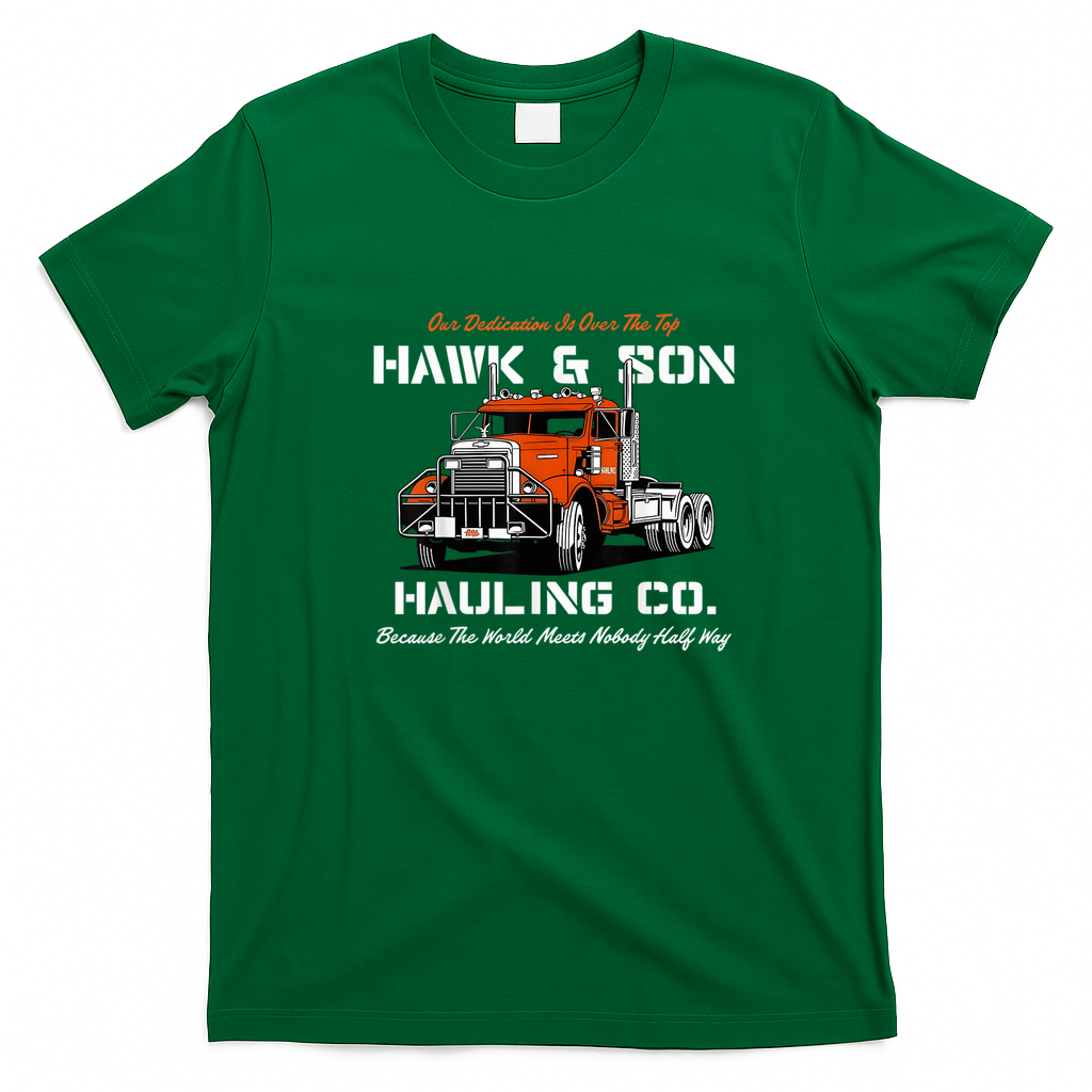 Hawk & Son Over the Top Tribute T-Shirt - Irish Green