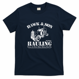 Hawk & Son Hauling Old-School T-Shirt - Navy Blue