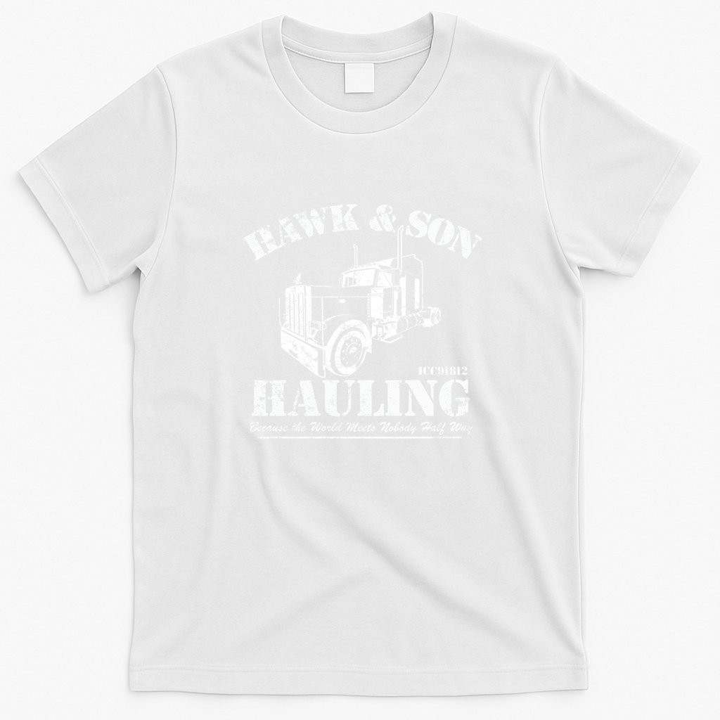 Hawk & Son Hauling Old-School T-Shirt - White