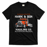 Hawk & Son Hauling Company Big Rig Pride Retro Graphic Tee - Black