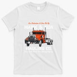 Hawk & Son Hauling Company Big Rig Pride Retro Graphic Tee - White