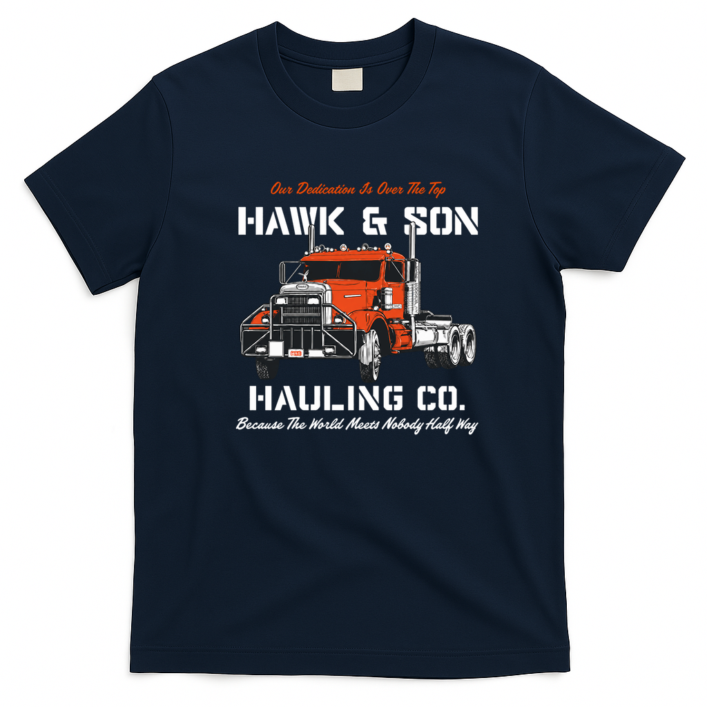 Hawk & Son Big Rig Pride T-Shirt - Navy Blue