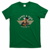 Hawk & Son Trucking Vintage T-Shirt - Irish Green