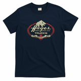 Hayes Trucks 1971 Retro Graphic Tee - Navy Blue
