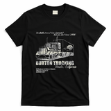 Highway Trucking Co. Retro Haulage T-Shirt - Black