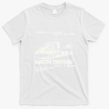 Highway Trucking Co. Retro Haulage T-Shirt - White