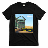Hank and Trash Truck Distressed Graphic Tee - Black