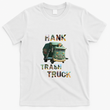 Hank and Trash Truck Bold Logo Tee - White