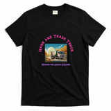 Hank and Trash Truck Making the World Cleaner Graphic T-Shirt - Black