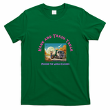 Hank and Trash Truck Making the World Cleaner Graphic T-Shirt - Irish Green