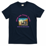 Hank and Trash Truck Making the World Cleaner Graphic T-Shirt - Navy Blue