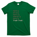Hank and Trash Truck Old-School T-Shirt - Irish Green