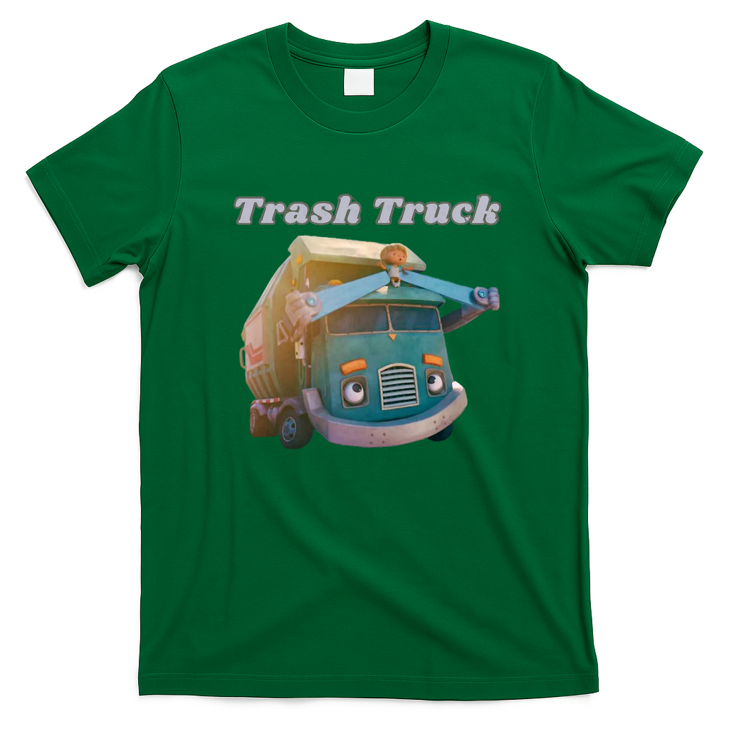Hank and Trash Truck Road-Ready Tee - Irish Green
