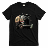 Hank and Trash Truck Vintage T-Shirt - Black