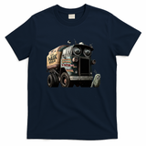 Hank and Trash Truck Vintage T-Shirt - Navy Blue