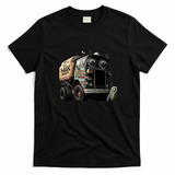 Hank and Trash Truck Distressed Graphic Tee No. 16 - Black