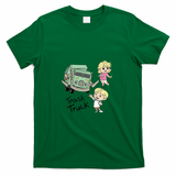 Hank and Trash Truck Old-School T-Shirt No. 19 - Irish Green
