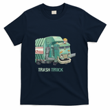 Hank and Trash Truck Adventures Graphic T-Shirt - Navy Blue