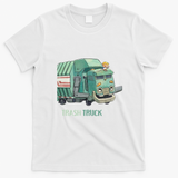 Hank and Trash Truck Adventures Graphic T-Shirt - White