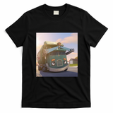Hank and Trash Truck Retro Graphic Tee No. 14 - Black