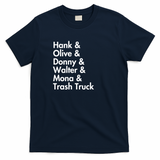 Hank and Trash Truck Heritage T-Shirt No. 17 - Navy Blue