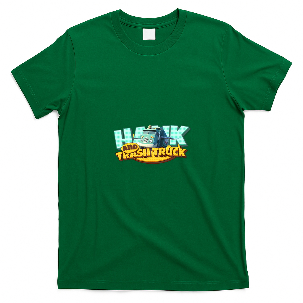 Hank and Trash Truck Classic Logo T-Shirt No. 15 - Irish Green