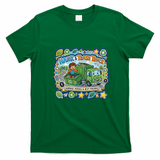Hank and Trash Truck – Funny Garbage Truck Character Graphic T-Shirt - Irish Green