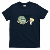 Hank and Trash Truck Graphic T-Shirt - Navy Blue