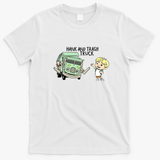 Hank and Trash Truck Graphic T-Shirt - White