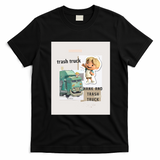 Hank and Trash Truck Kids Cartoon T-Shirt - Black