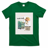 Hank and Trash Truck Kids Cartoon T-Shirt - Irish Green