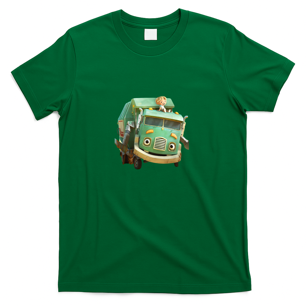 Hank and Trash Truck Bold Logo Tee No. 18 - Irish Green