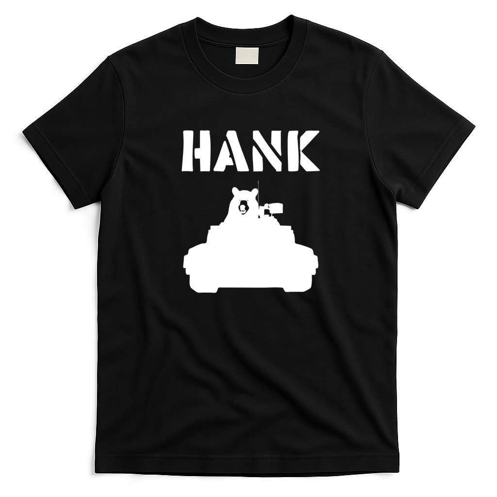 Hank the Tank Classic Logo T-Shirt - Black