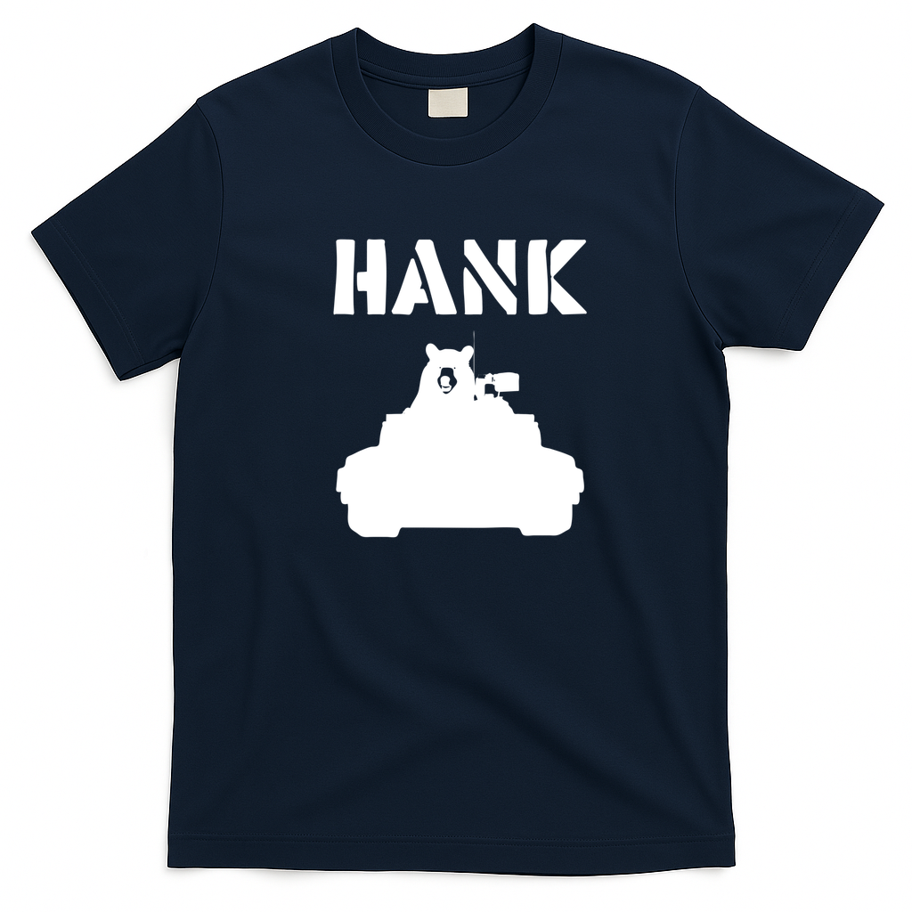Hank the Tank Classic Logo T-Shirt - Navy Blue