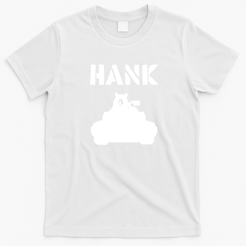 Hank the Tank Classic Logo T-Shirt - White