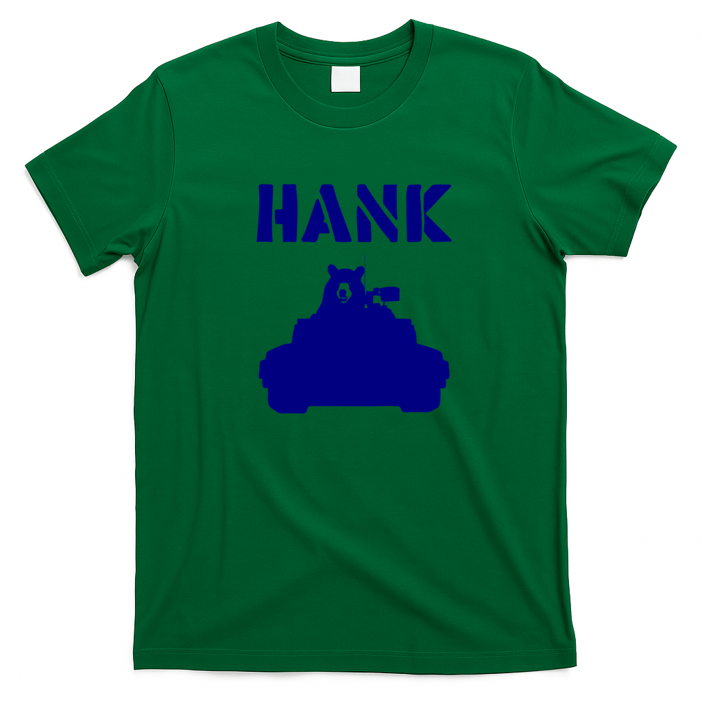 Hank the Tank Retro Graphic Tee No. 2 - Irish Green
